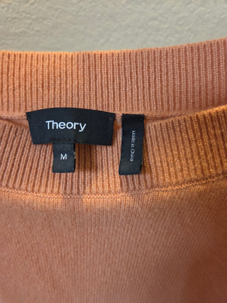 Theory Peach Cashmere Sweater (M)