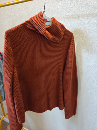 Banana Republic Orange Cashmere Sweater (L)