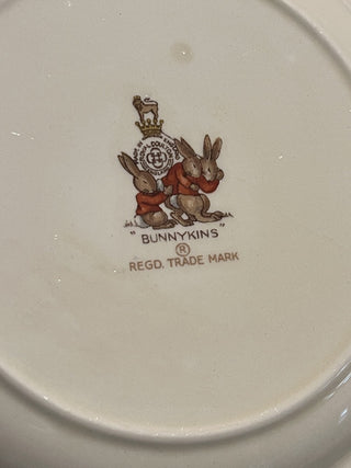 8" Royal Doulton Plate Bunnykins, Raft Scene--SP