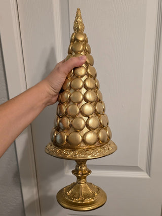 Golden Xmas Tree Figure RSV|125164