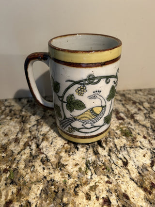 Vintage Mug, Peacocks, 1970s    MTS|82975