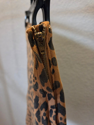 MOTHER Leopard Denim Mini Skirt (25)