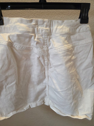 Marine Layer White Button Mini-Skirt (4)