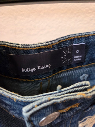 NWT- Indigo Jean Shorts (Size 0)