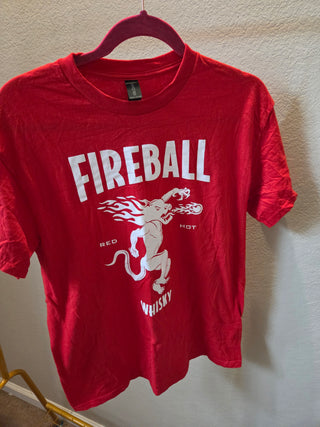 Vintage Fireball Red T-Shirt (M)