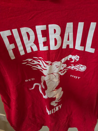 Vintage Fireball Red T-Shirt (M)