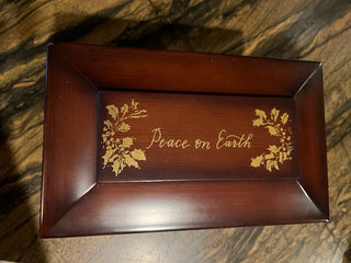 Custom Designed Wooden Angel Chest w/Key RSV|125311