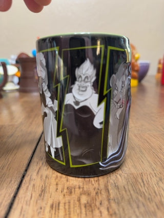 Disney Villains Mug YOU'RE WICKED AWESOME 3D Walt Disney World Parks Black Green