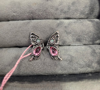 Butterfly Open Stainless Steel Ring