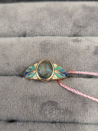Art Nouveau Style Gold Ring