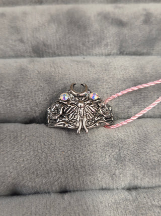 Gothic Moth Stainless Steel Ring