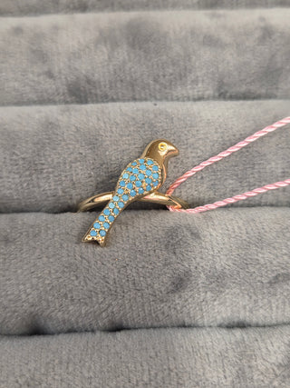 Vtg. Gold Bird Ring