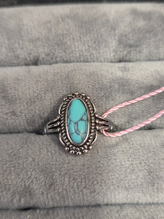 Turquoise Stainless Steel Ring