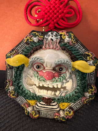Chinese Lion Dance Clay Mask  MTS|91312