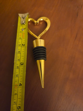 Heart Wine Bottle Stopper-NEW