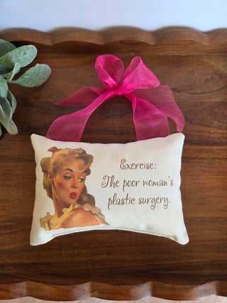 Pinup Exercise Pillow Gift