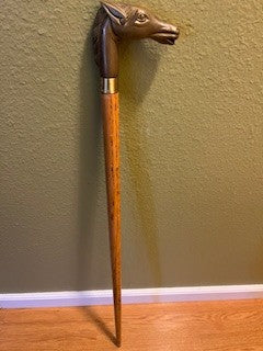 #2268 Brass Horse Cane RSV