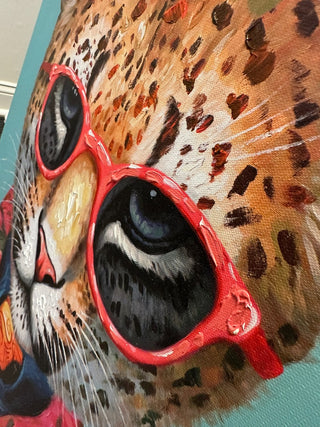 Cool Cheeta Framed 18x24 MTS|88516