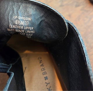 Lucky Black Suede Booties (Size 6.5)