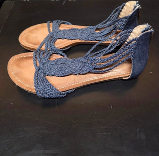 Adam Tucker Denim Sandals (Size 8)
