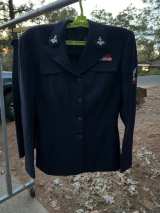 3 Piece vintage U.S. Navy WAVES (Women Accepted for Volunteer Emergency Service) service dress blue uniform