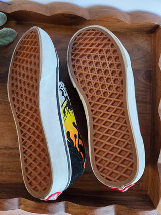 Van's Old School Flames Shoes (Size 3)