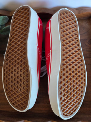 Red Van's Low Top Shoes (Size 6)