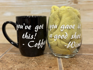 Coffee/Wine Mug and Glass Set RCD|82192