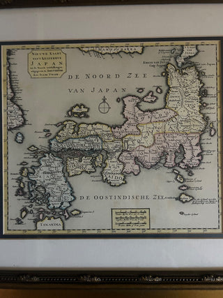Vintage Map of Japan Wall Art      MTS