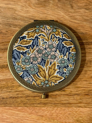 Liberty Compact Mirror-Aubrey Forest -brown