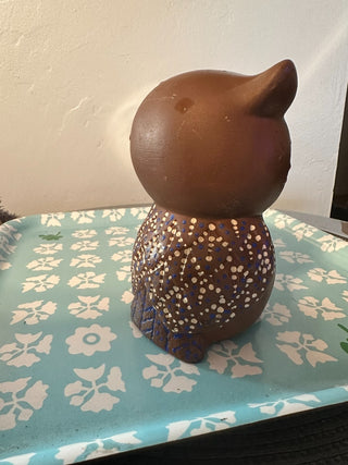 Owl Pottery 6" Brown MTS|116615