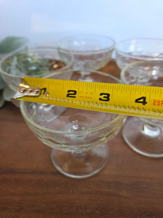 Vtg. Glass Custard Dishes (Set of 5)