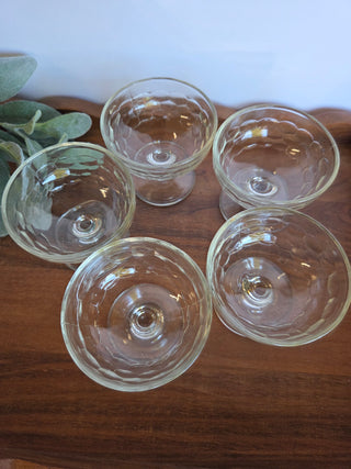 Vtg. Glass Custard Dishes (Set of 5)