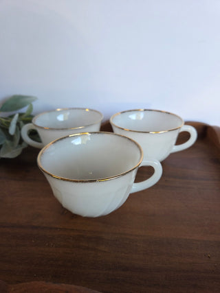 Vtg. Fire King Milk Glass Teacup (1)