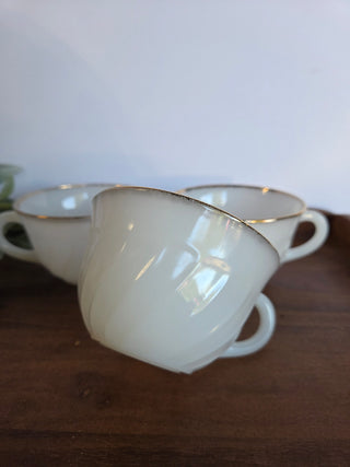 Vtg. Fire King Milk Glass Teacup (1)