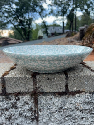 12.5” wide vintage sponge ware bowl