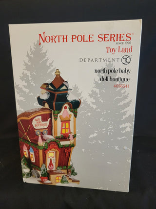 Dept 56, North Pole Baby Doll Boutique, NIB RCD|129058