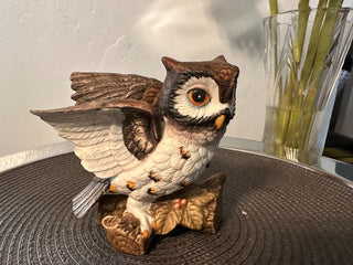 Owl Bisque Bright Yellow Eyes MTS|89876
