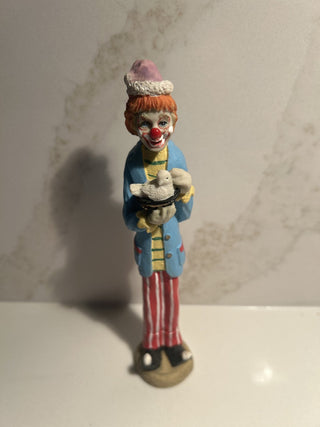 Tall Vintage Clown Collectible Knick Knack Figure