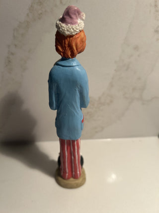 Tall Vintage Clown Collectible Knick Knack Figure