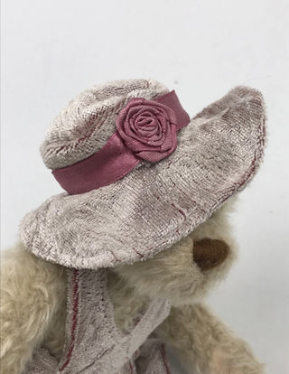 TY Vintage Bonnt Bear Stuffed Toy ,9"-RSV|116695