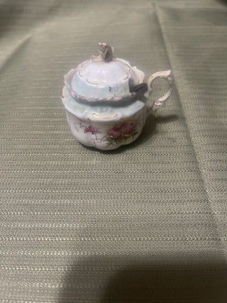 Small sugar dish with spoon rsv