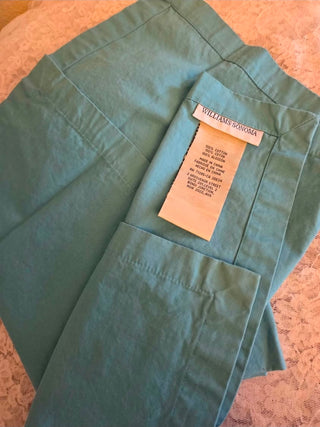 Williams Sonoma Teal Italian Linen Napkins/set of 4