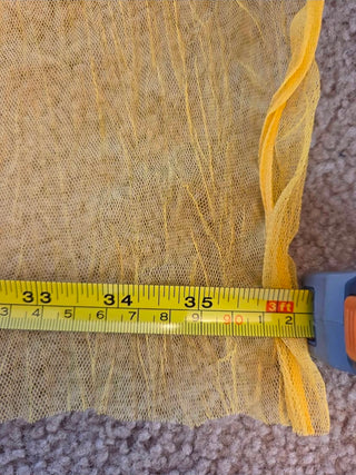Mustard Yellow Cheesecloth Table Runner