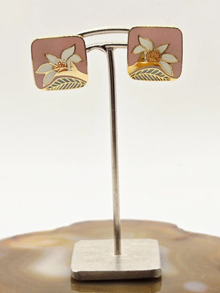 Laurel Burch Earrings "Wild Lily" RSV