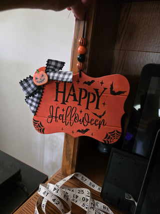 Happy Halloween sign