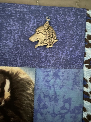 Handmade Wolf Fabric Backpack RSV|82107