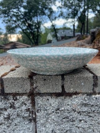 12.5” wide vintage sponge ware bowl