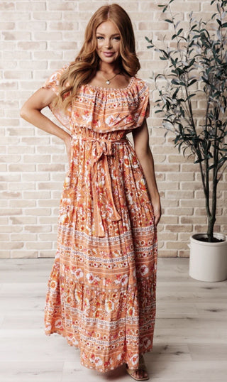 hawaiian long dress Women's Large Hawaiian Floral Print Off Shoulder Maxi Dress RCD – Bliss  Marketplace