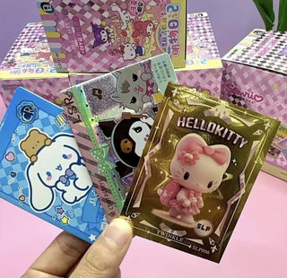 12F Sanrio Sweet Tea Hello Kitty 1 Packet 3 piece Collectible Card Pack RSV|68528